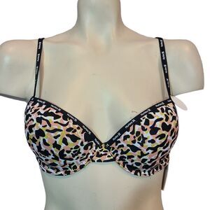 Hurley Animal Print Bra Size 34C